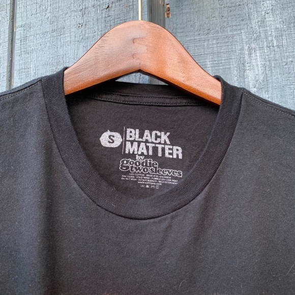 Goodie Two Sleeves Dinosaur Tshirt Black Small - Picture 3 of 3